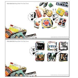 UK Royal Mail - The Beatles - 2 First Day Covers & 2 Postcards - 10 Stamps 2007